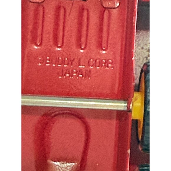 Buddy L Fire Truck Code Red Japan Diecast Rescue Vehicle 1:64 Vintage - Picture 6 of 12